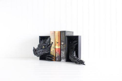DelightfullyDutch Dragon Book Nook 3D Printed Bookshelf Decor