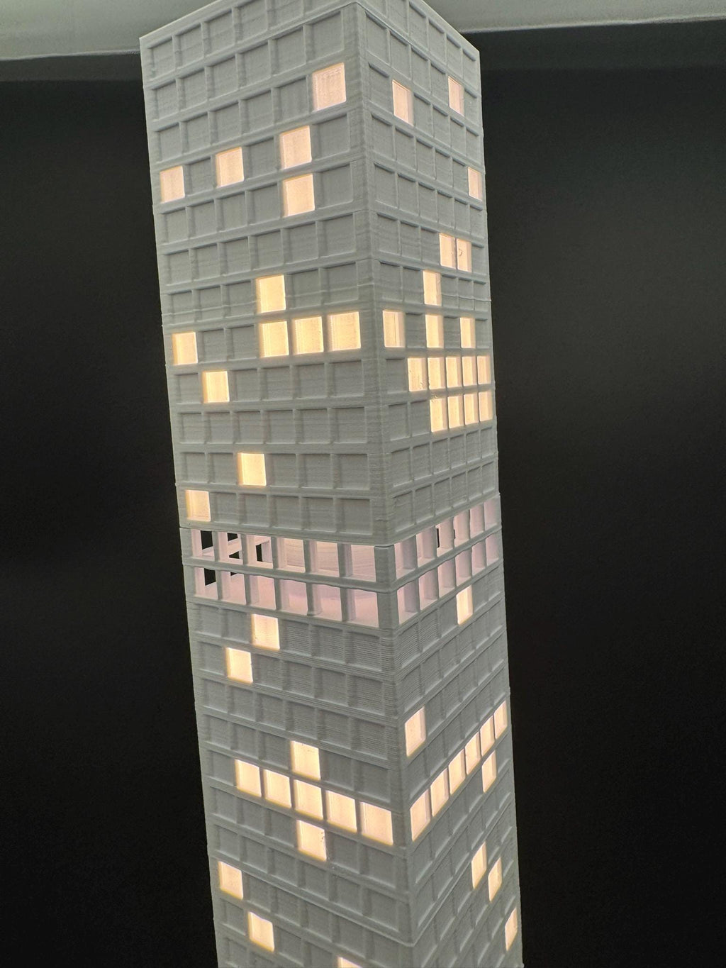 StarsoftheCity 432 Park Avenue Light Up 3D Printed Model