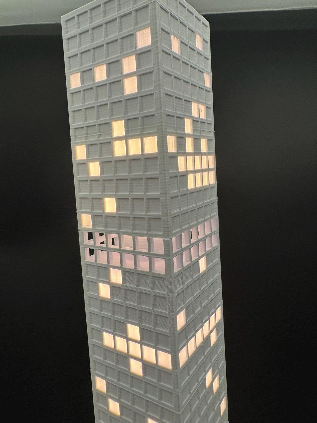 StarsoftheCity 432 Park Avenue Light Up Model 3D Printed Adjustable Brightness