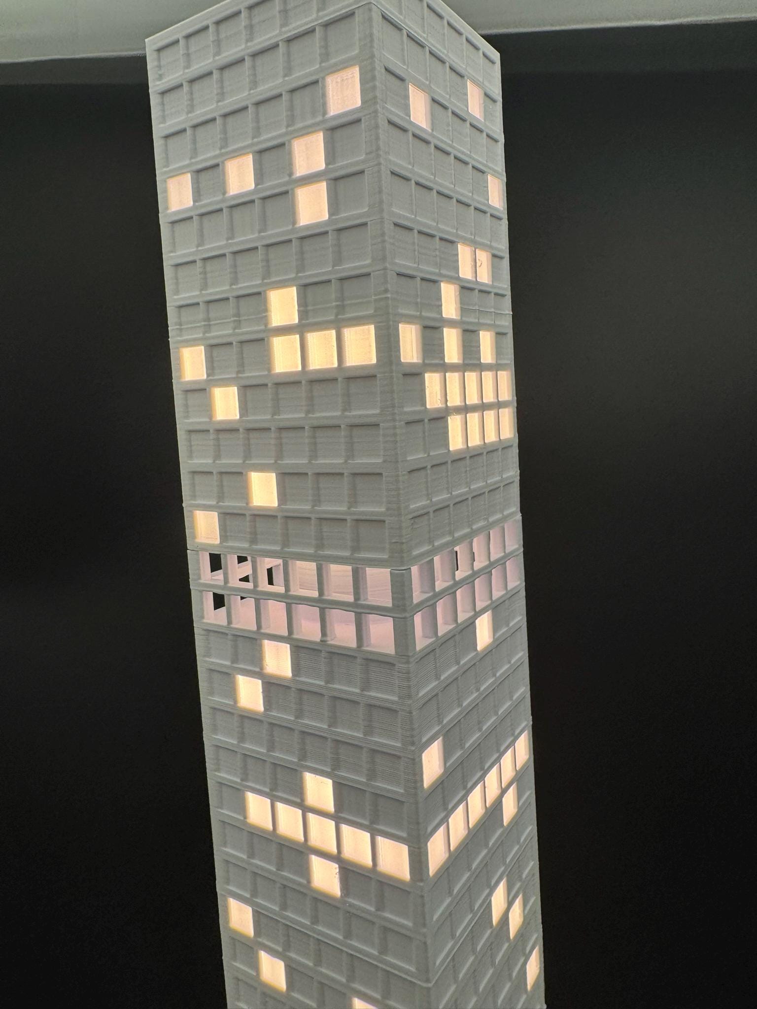 StarsoftheCity 432 Park Avenue Light Up Model 3D Printed Table Lamp