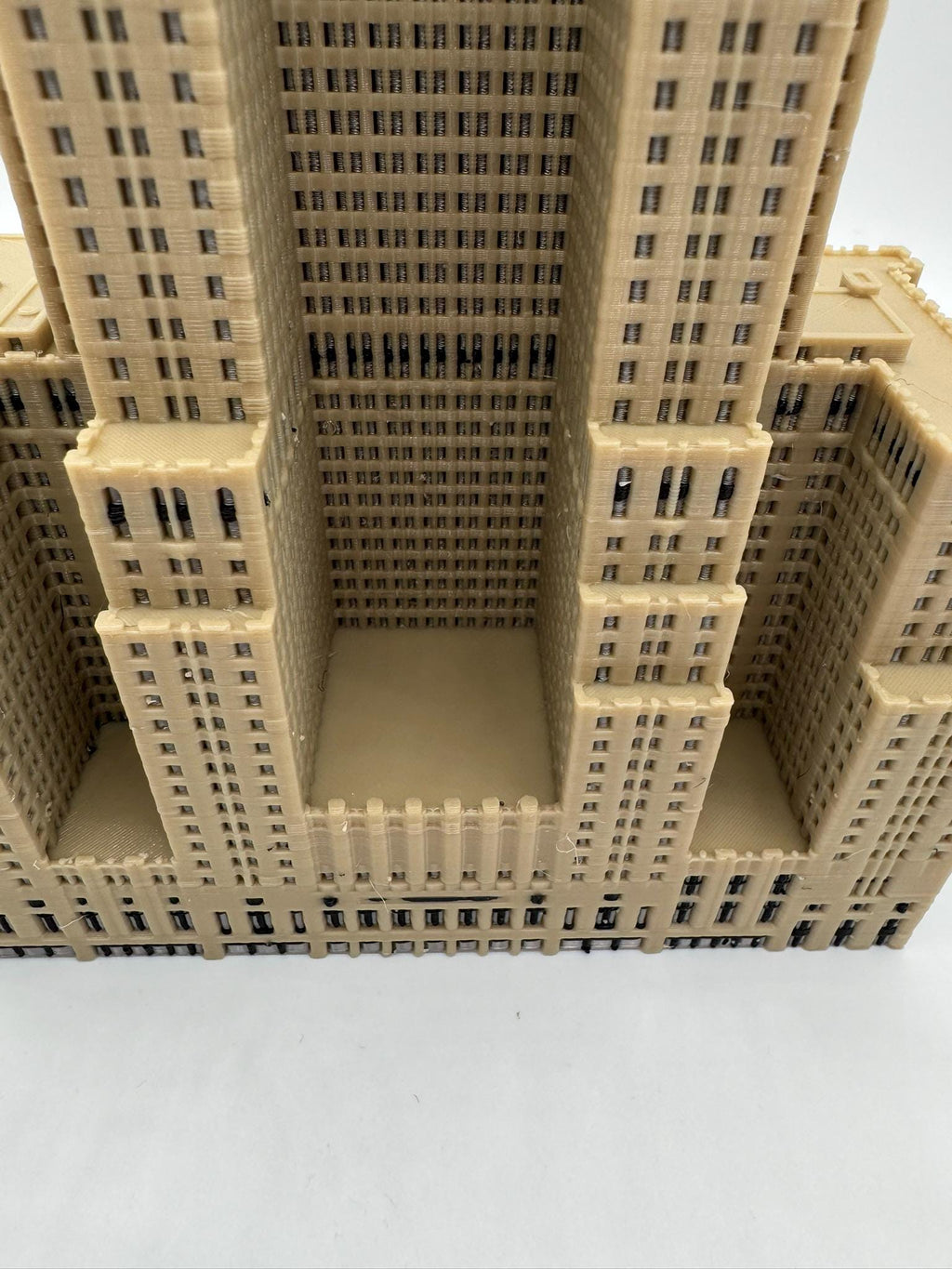 Waldorf Astoria New York Model 3D Printed Full Color 7.5in