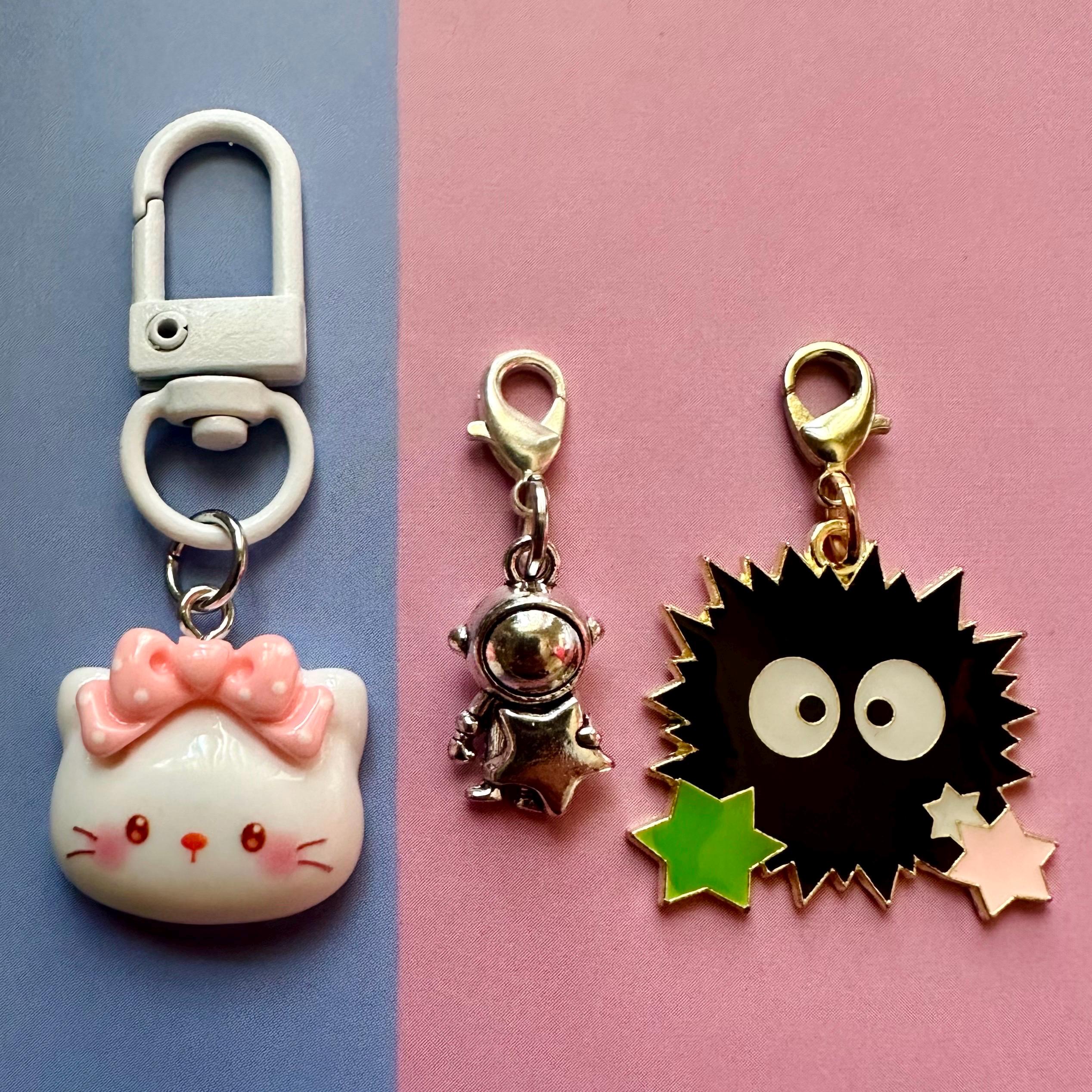 VanillaStarCafe Miniature Kitty Bao Bun Charm