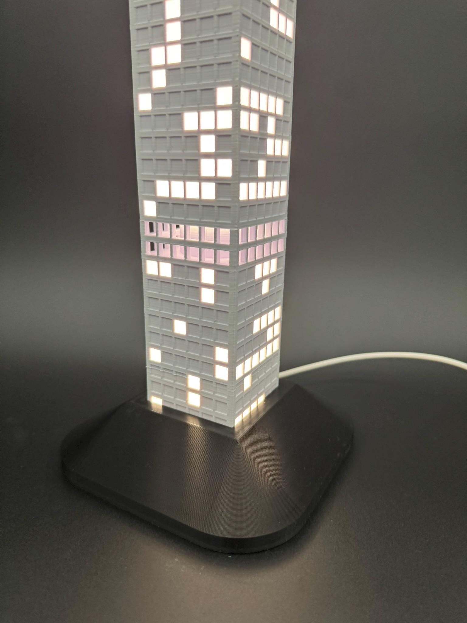 StarsoftheCity 432 Park Avenue Light Up 3D Printed Model