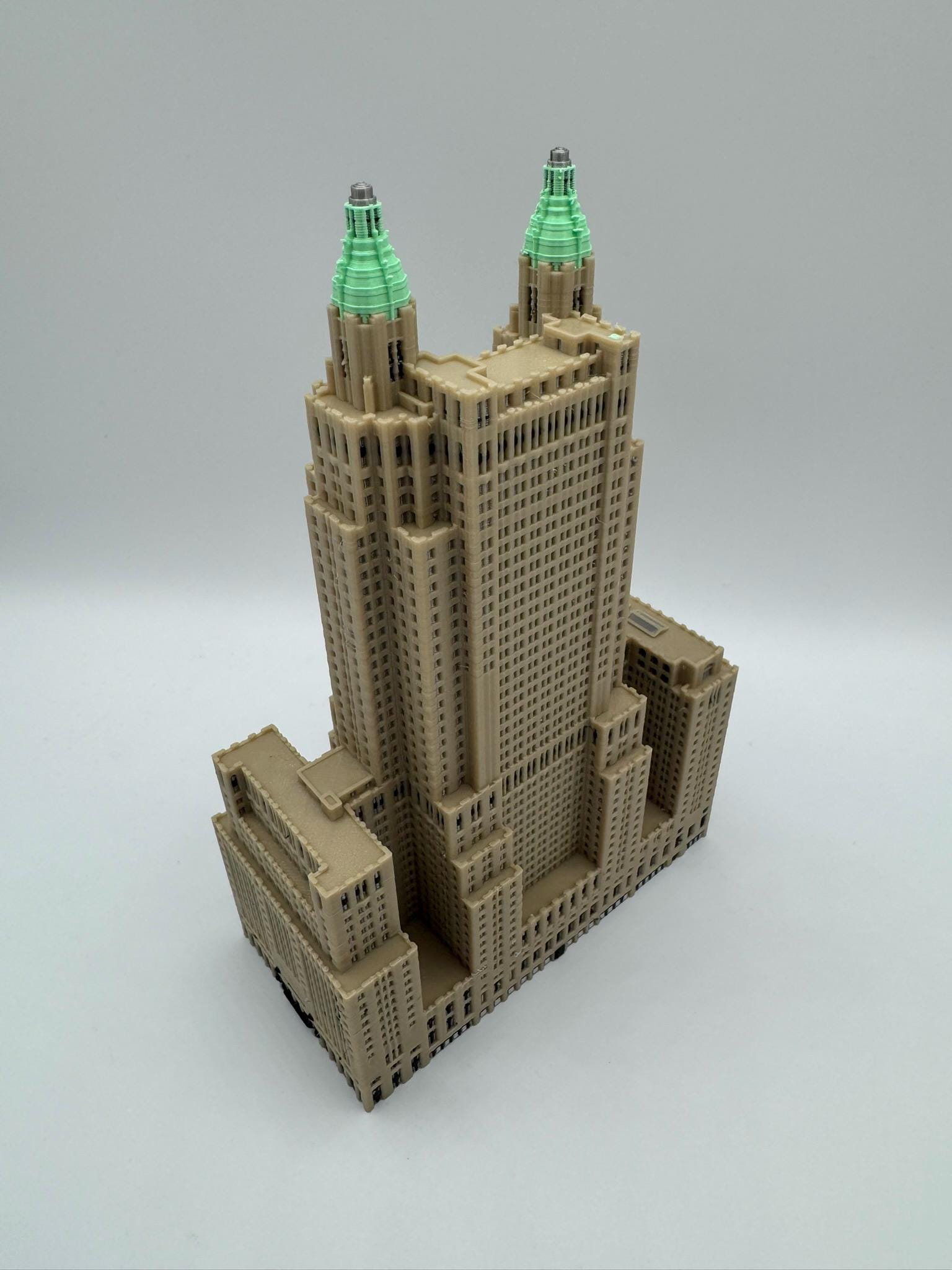 Waldorf Astoria New York Model 3D Printed Full Color 7.5in