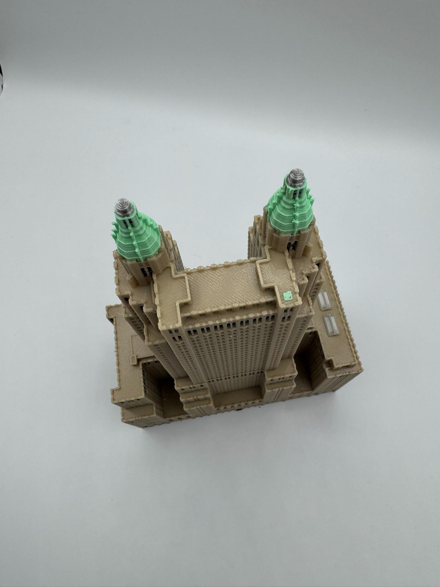 Waldorf Astoria New York Model 3D Printed Full Color 7.5in