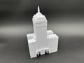 StarsoftheCity Helmsley Building 3D Printed Model Statue White