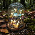 StarlitCarat Blue Mushroom Lamp Night Light Crystal Decor