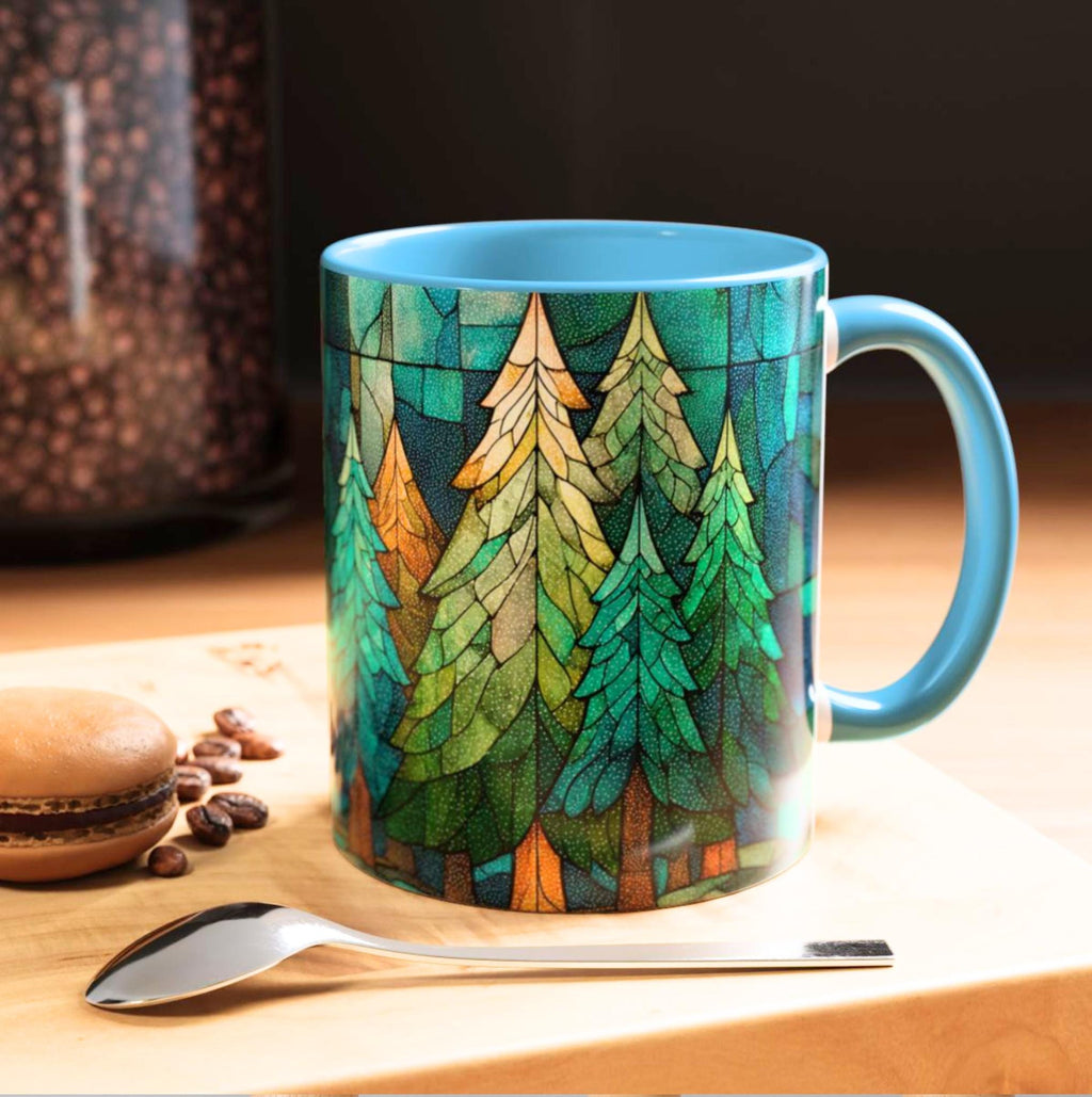 LELORESTORE Festive Christmas Tree Ceramic Mug 11oz 15oz Holiday Drinkware