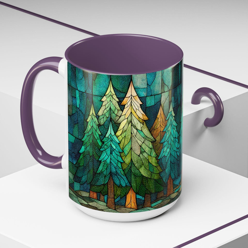 LELORESTORE Festive Christmas Tree Ceramic Mug 11oz 15oz Holiday Drinkware