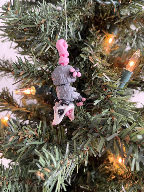 DelightfullyDutch Opossum Christmas Ornament 3D Printed Stocking Stuffer