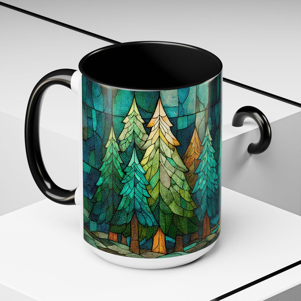 LELORESTORE Festive Christmas Tree Ceramic Mug 11oz 15oz Holiday Drinkware