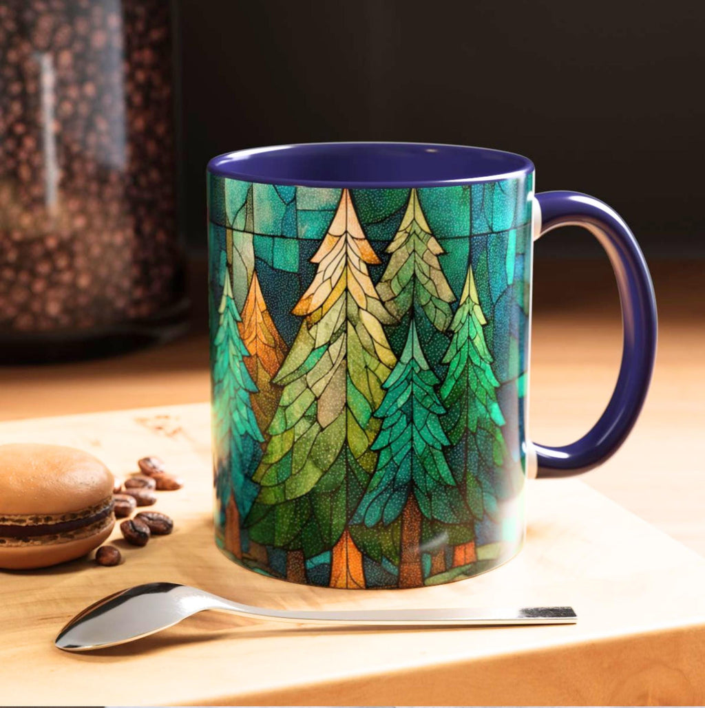 LELORESTORE Festive Christmas Tree Ceramic Mug 11oz 15oz Holiday Drinkware