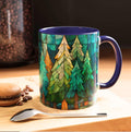 LELORESTORE Festive Christmas Tree Ceramic Mug 11oz 15oz Holiday Drinkware