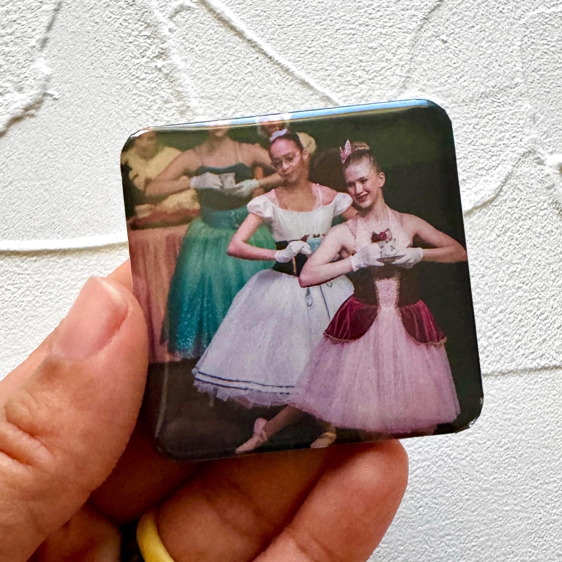 Miniature Custom Square Photo Magnets 2x2in