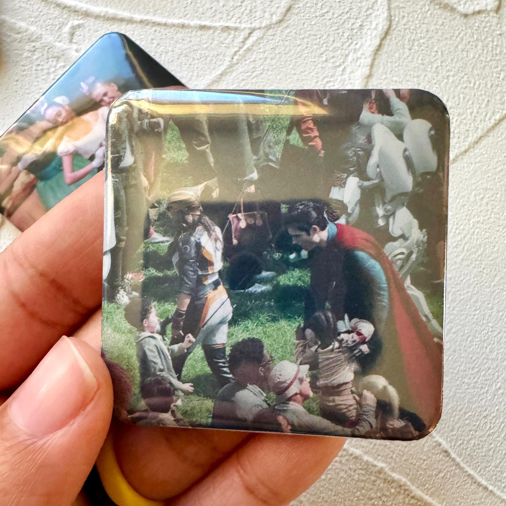 Miniature Custom Square Photo Magnets 2x2in