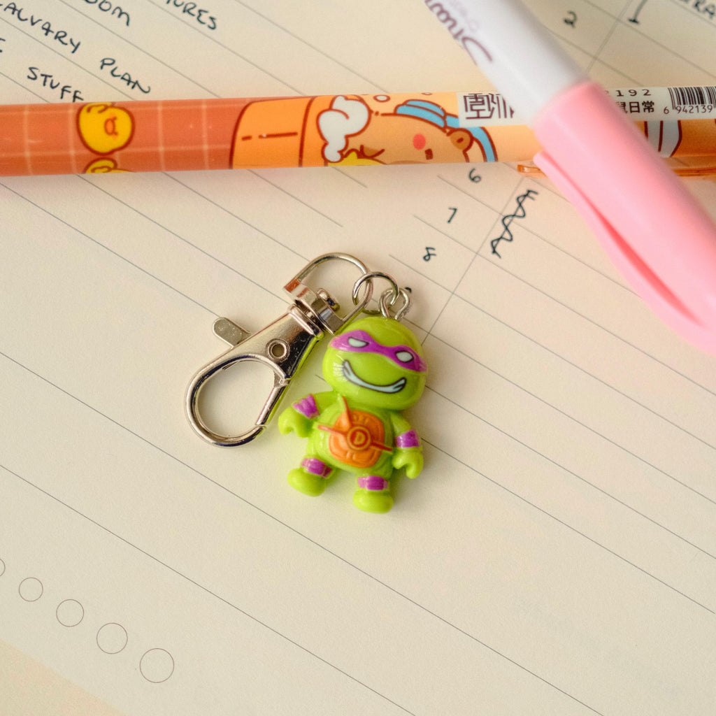 VanillaStarCafe Turtle Ninja Charms and Magnets Keychain