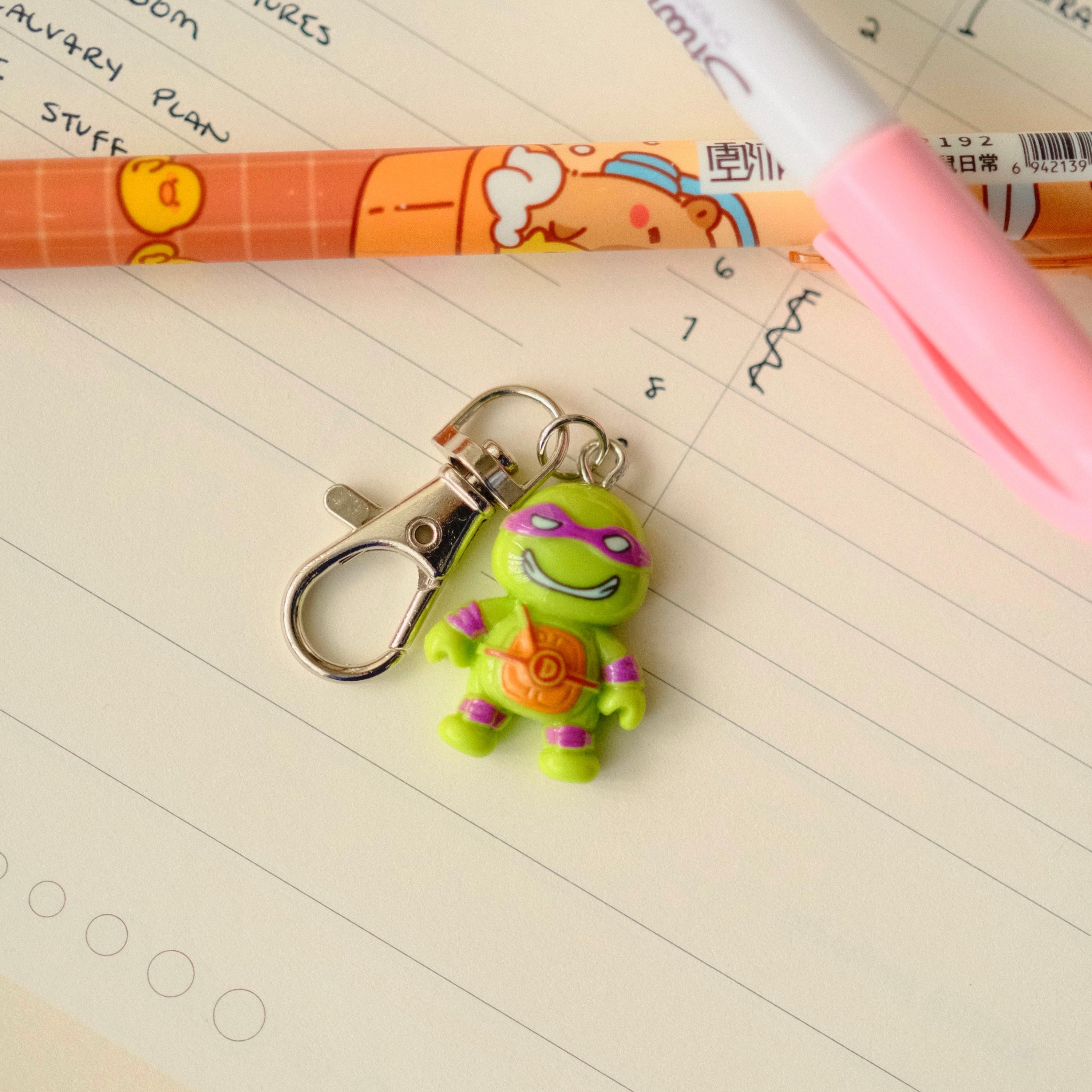 VanillaStarCafe Turtle Ninja Charms and Magnets Keychain