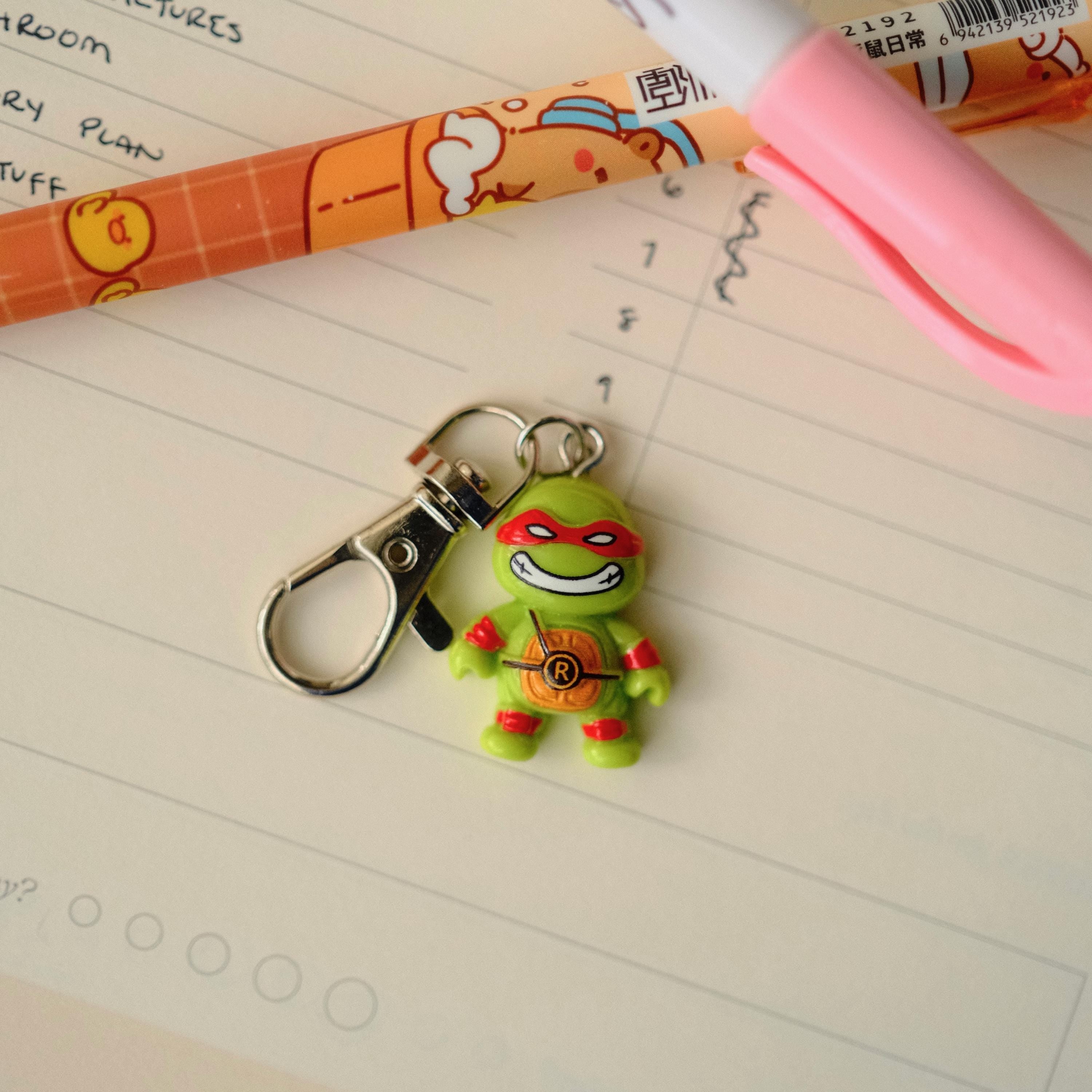 VanillaStarCafe Turtle Ninja Charms and Magnets Keychain