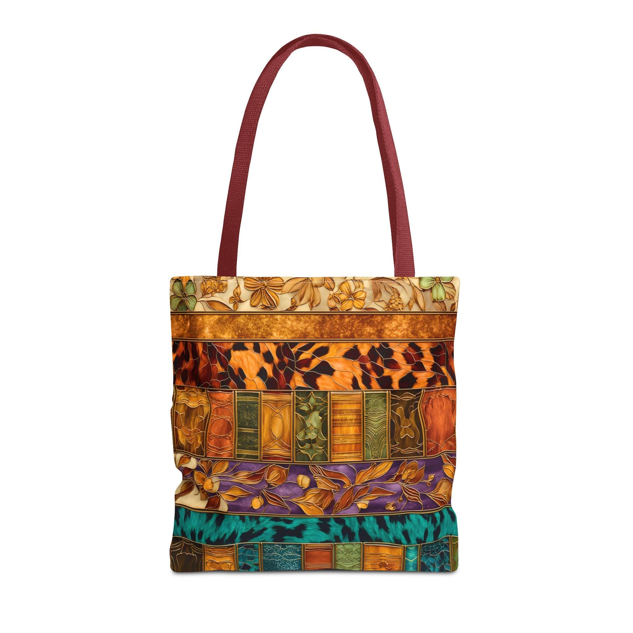 LELORESTORE Animal Print Canvas Tote Bag Leopard Tiger Pattern