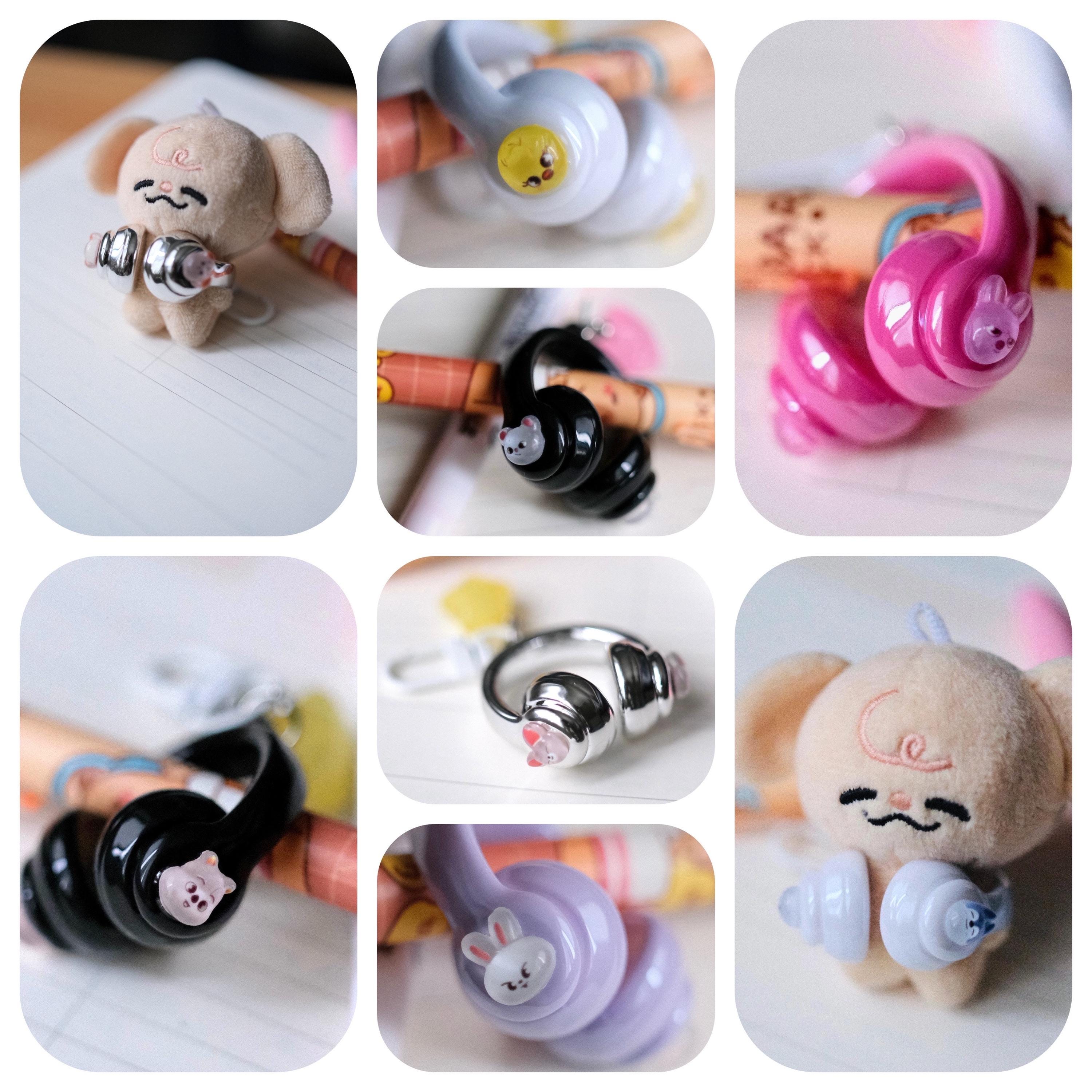 VanillaStarCafe Stray Kids Skzoo Headphones Keychain Resin Fanart