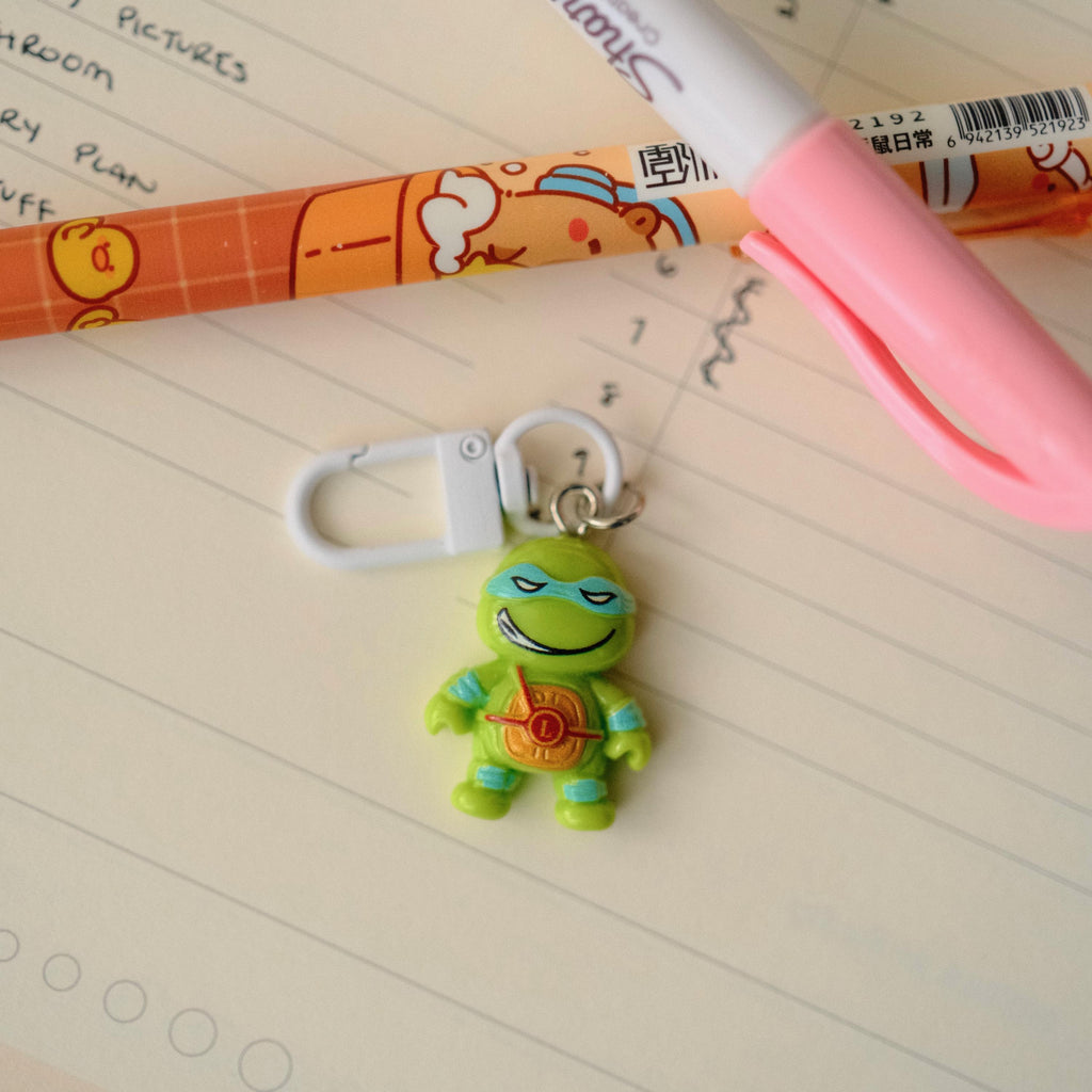 VanillaStarCafe Turtle Ninja Charms and Magnets Keychain
