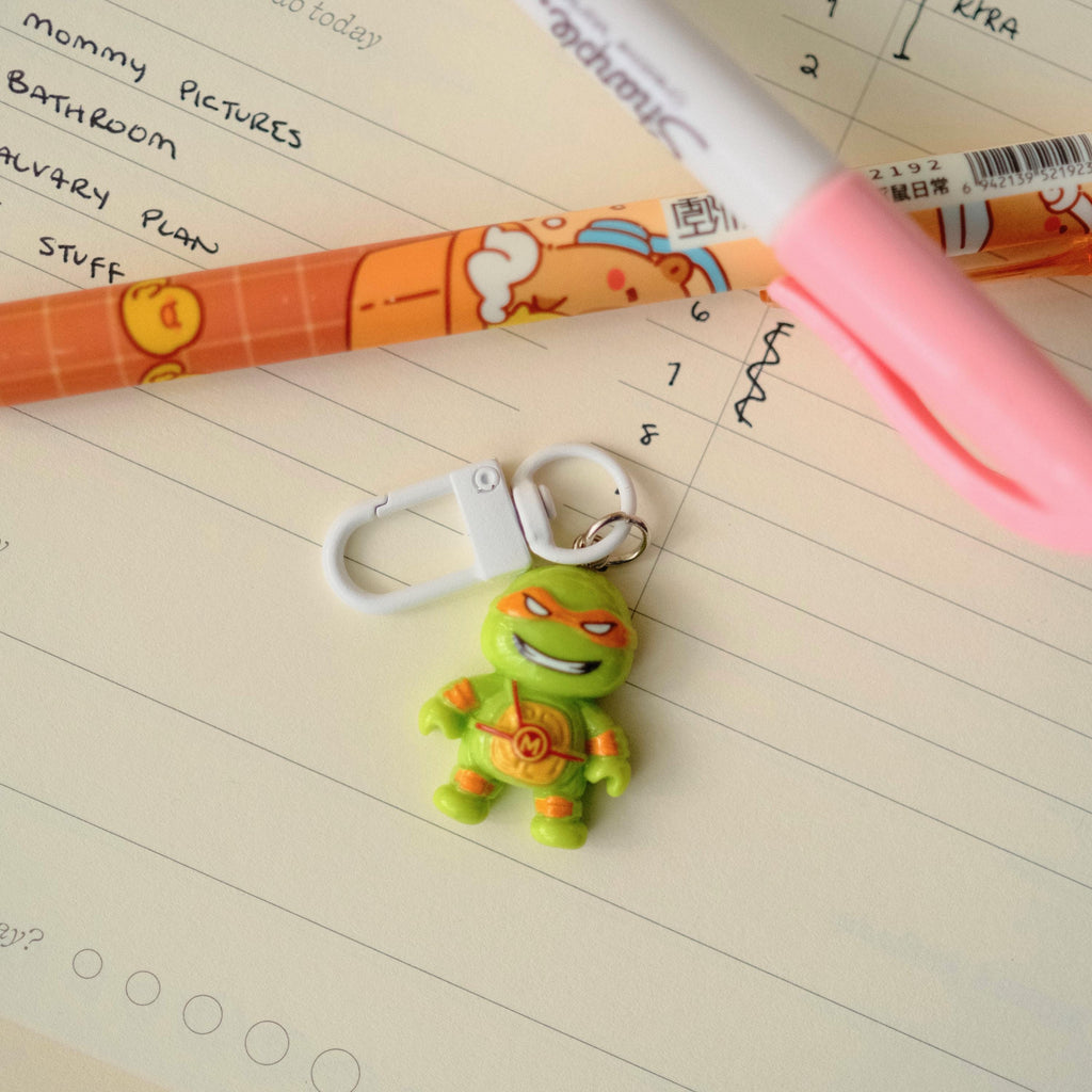 VanillaStarCafe Turtle Ninja Charms and Magnets Keychain