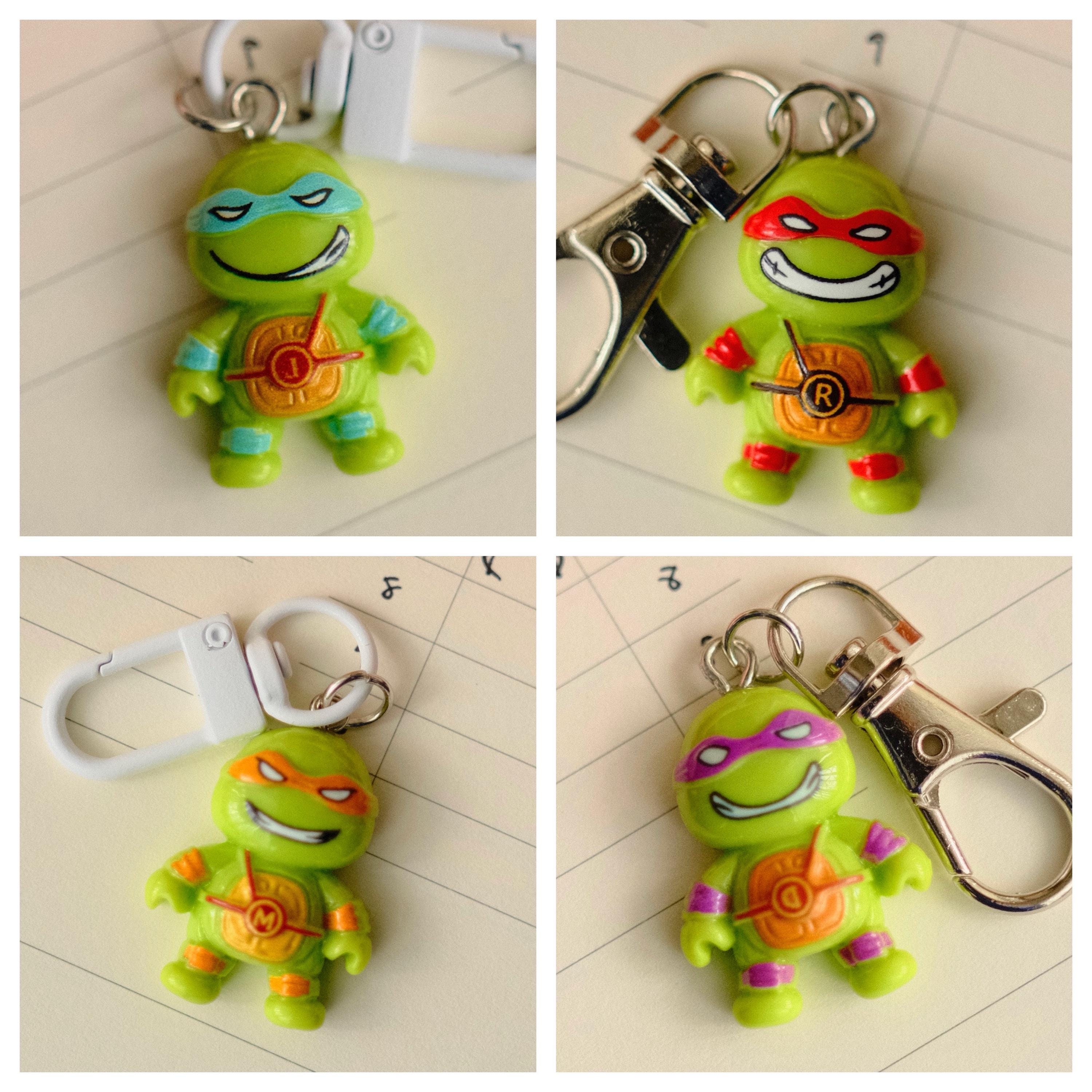 VanillaStarCafe Turtle Ninja Charms and Magnets Keychain