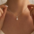 EcloraTreasures Minimalist Freshwater Pearl Necklace 8x10mm