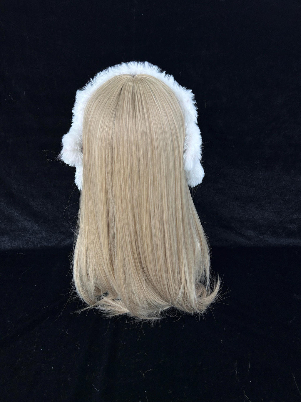 StellarPride Pink Star Crochet Headband - White Cozy Ear Warmer