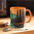 LELORESTORE Rustic Mountain Cabin Ceramic Coffee Mug 11oz 15oz