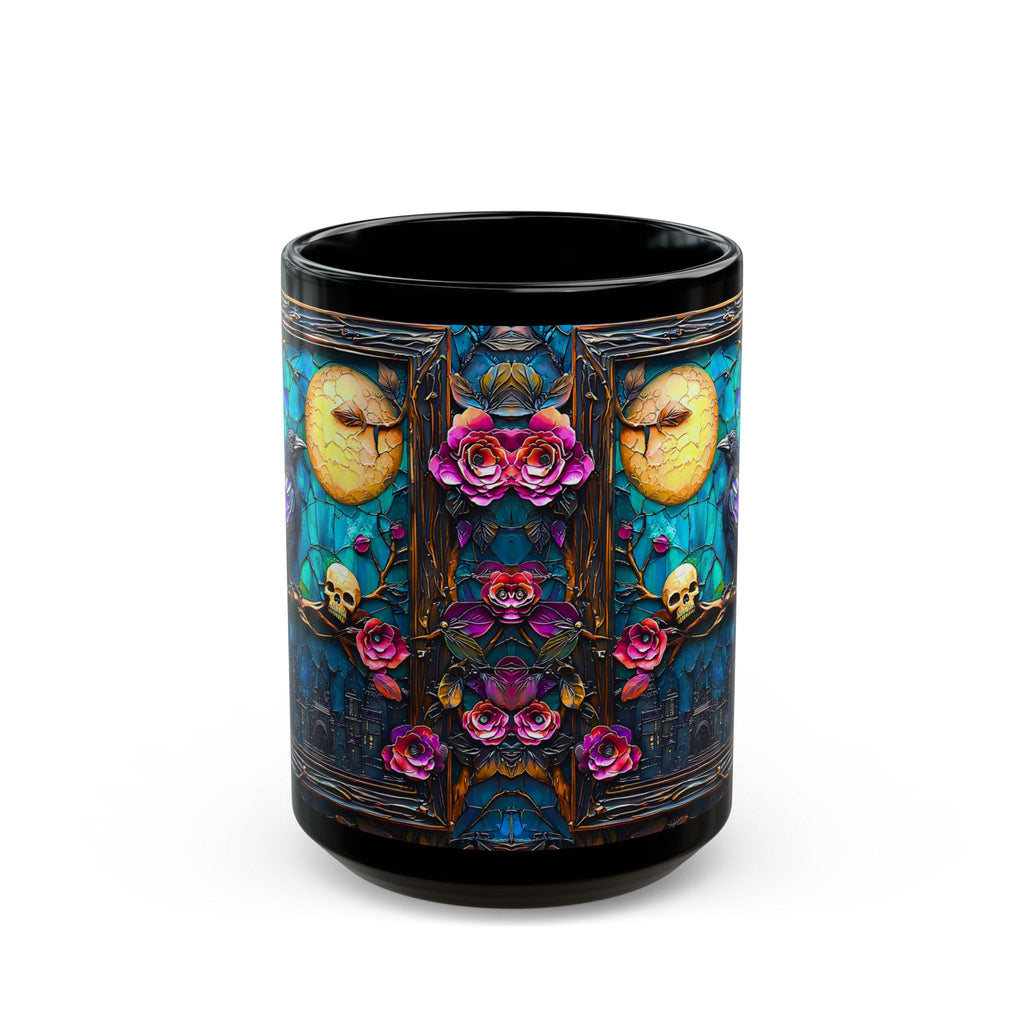 Raven Bookish Gothic Mug 15oz Dark Academia Coffee Cup