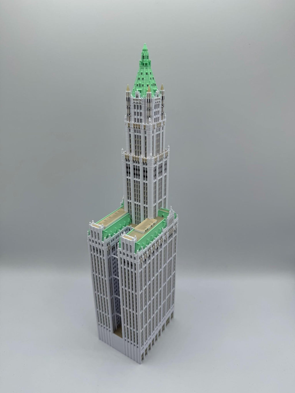 StarsoftheCity Woolworth Building Model 3D Printed Full Color 9.5in