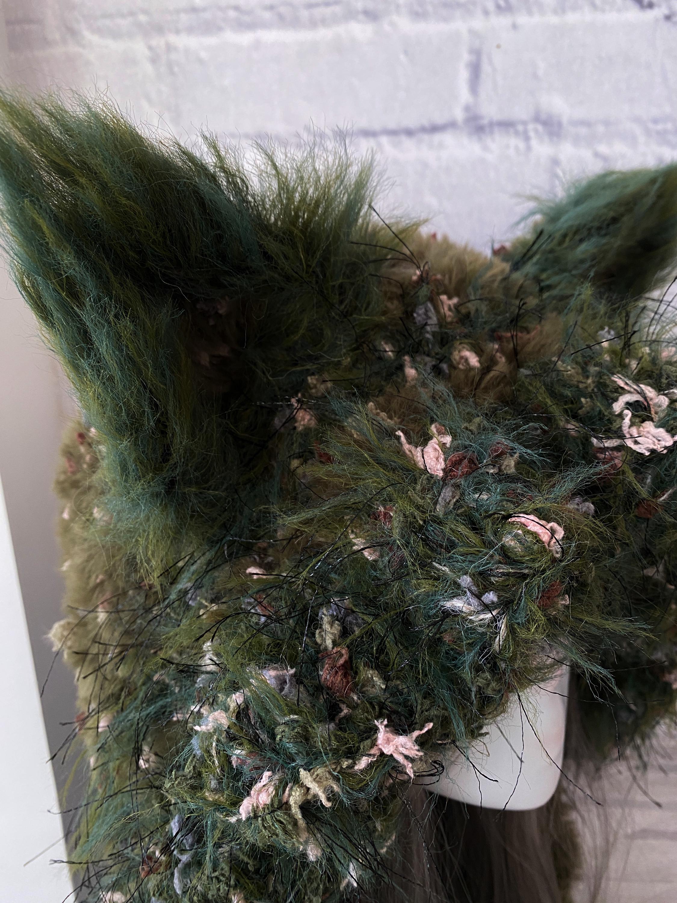 StellarPride Long Fur Woodland Fox Ear Hood Fairycore Forest Festival