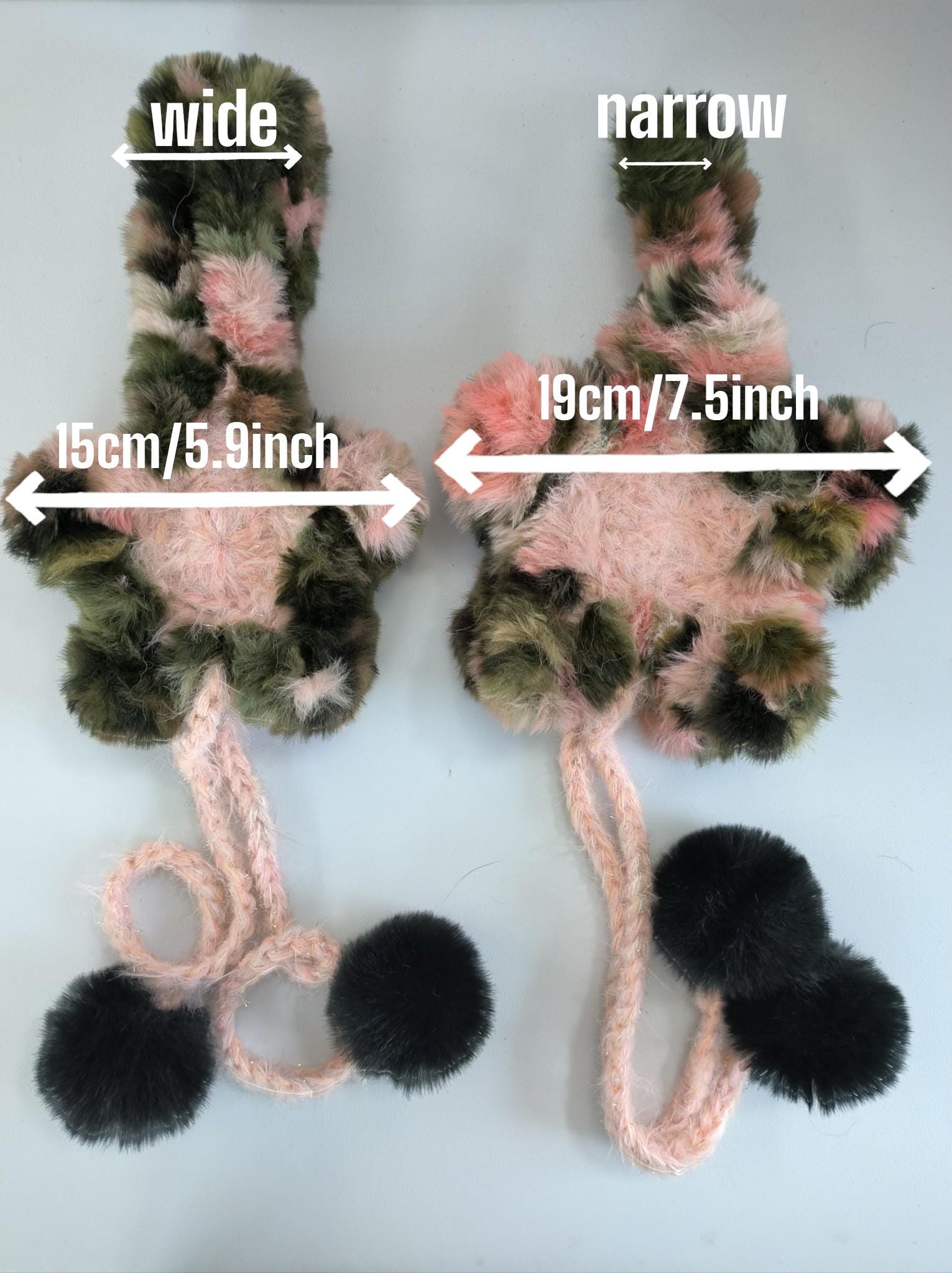 StellarPride Woodland Star Earmuffs Fairycore Plush Winter Hair Accessory