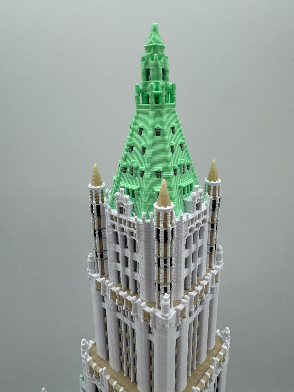 StarsoftheCity Woolworth Building Model 3D Printed Full Color 9.5in
