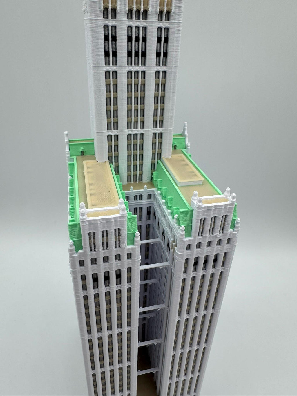 StarsoftheCity Woolworth Building Model 3D Printed Full Color 9.5in
