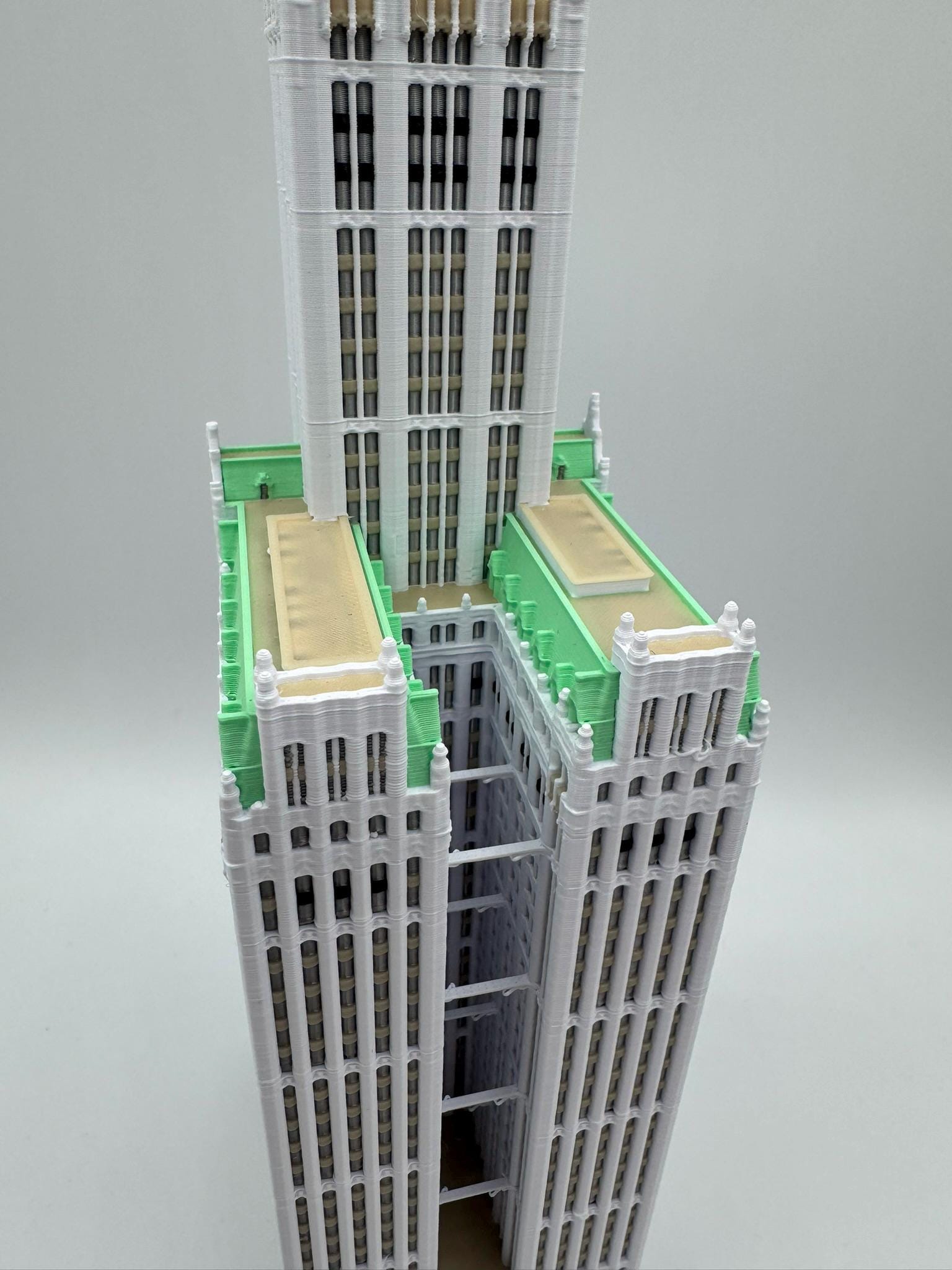 StarsoftheCity Woolworth Building Model 3D Printed Full Color 9.5in
