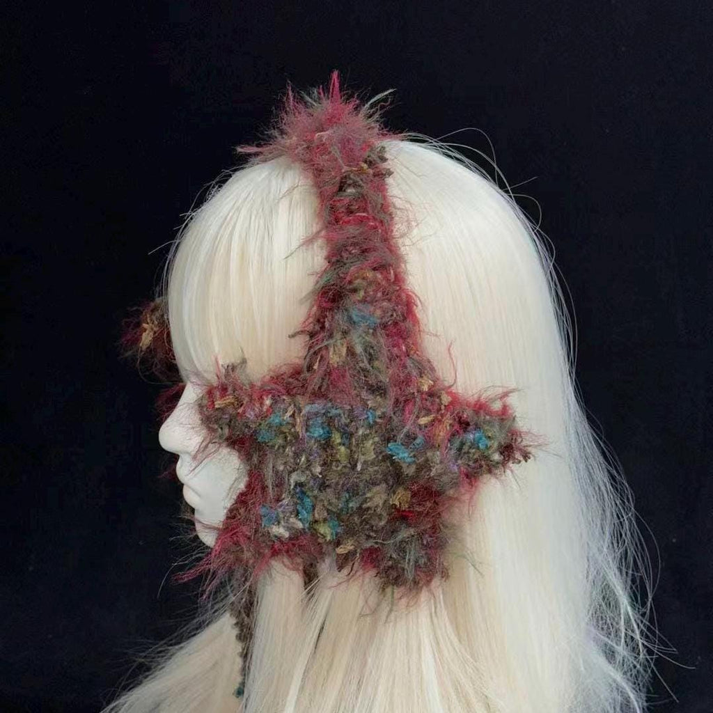stellarPride Star Ear Muff Headband Wide Band Fairycore Festival Accessory