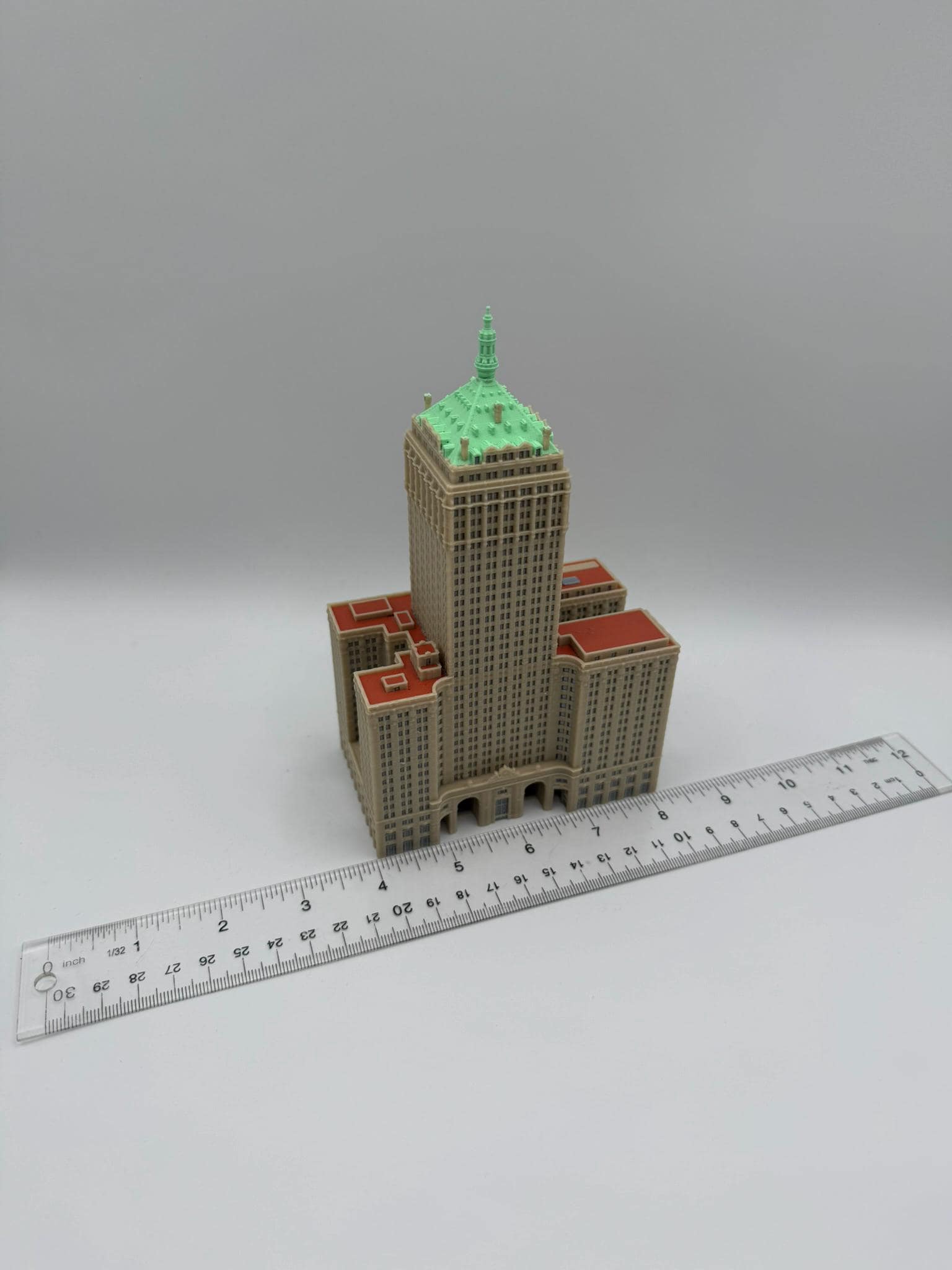 Helmsley Building Model- 3D Printed Full Color