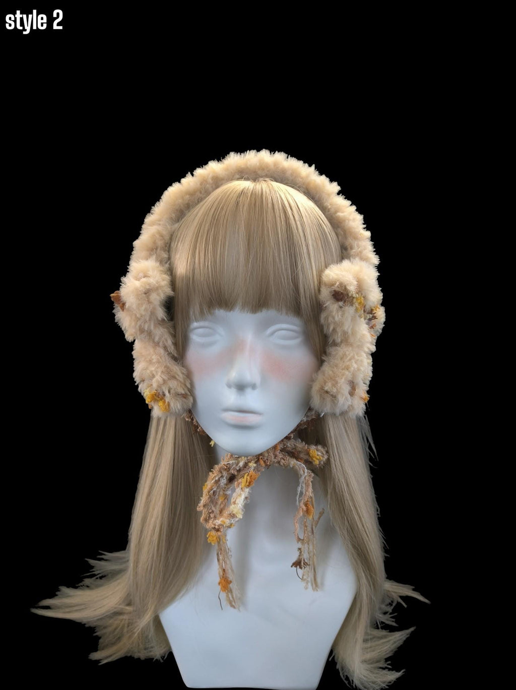 StellarPride Boho Brown Punk Ear Warmer - Adjustable & Custom Design