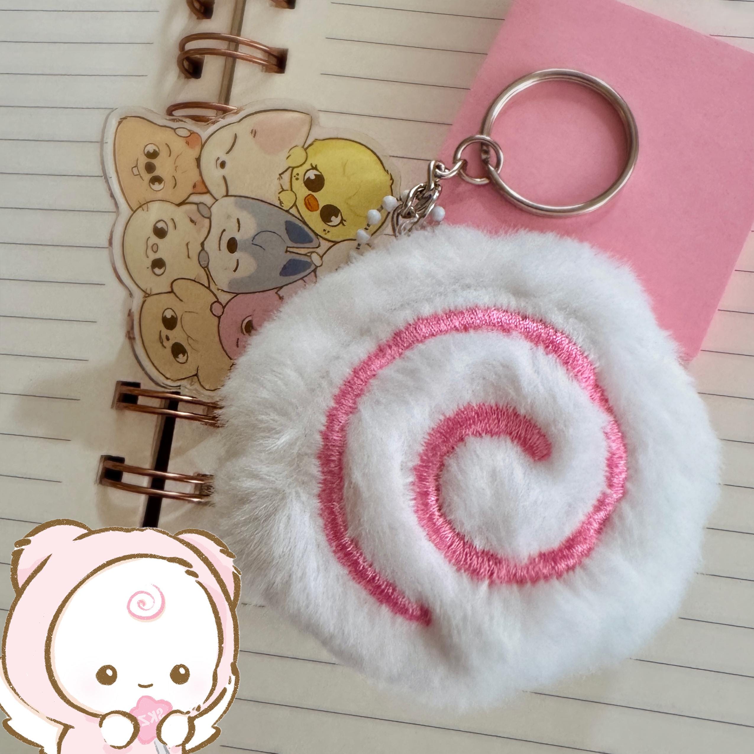 Stray Kids Skzoo STAY with Your Wings Plush Swirl Keychain