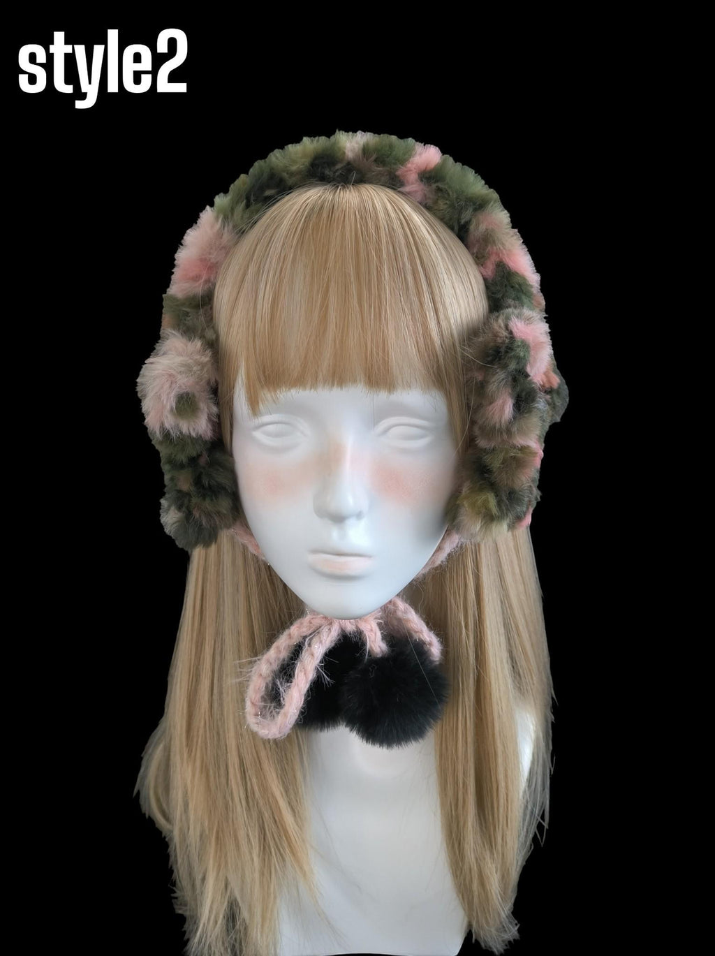 StellarPride Woodland Star Earmuffs Fairycore Plush Winter Hair Accessory