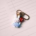 VanillaStarCafe Sunshine Miffy Charm Keychain 1 Inch Plastic