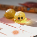 VanillaStarCafe Bubbly Kirby and Sparkling Shimmer Kirby Handmade Resin Charm