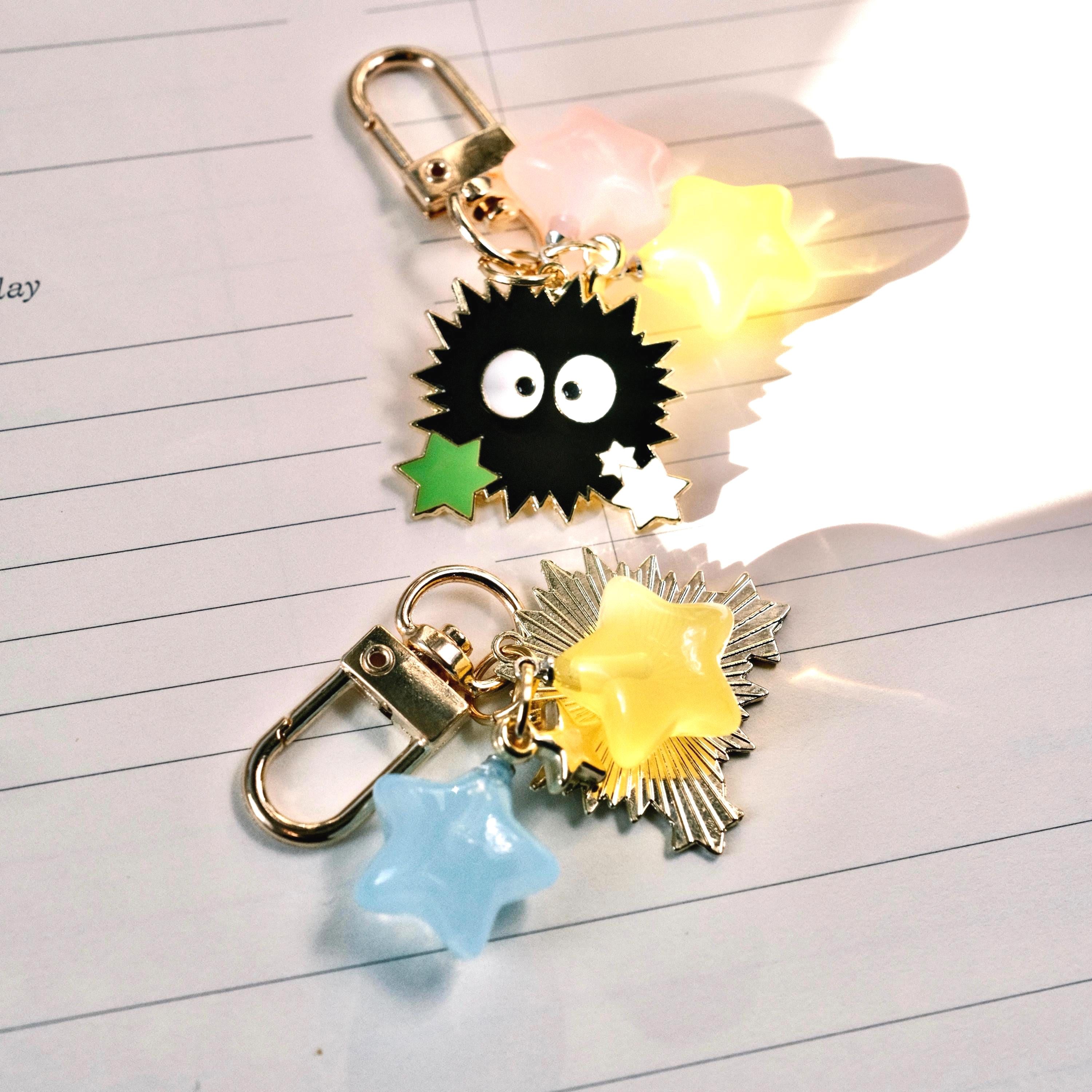 VanillaStarCafe Sprites Fanart Charm Keychain 2.5in Plastic
