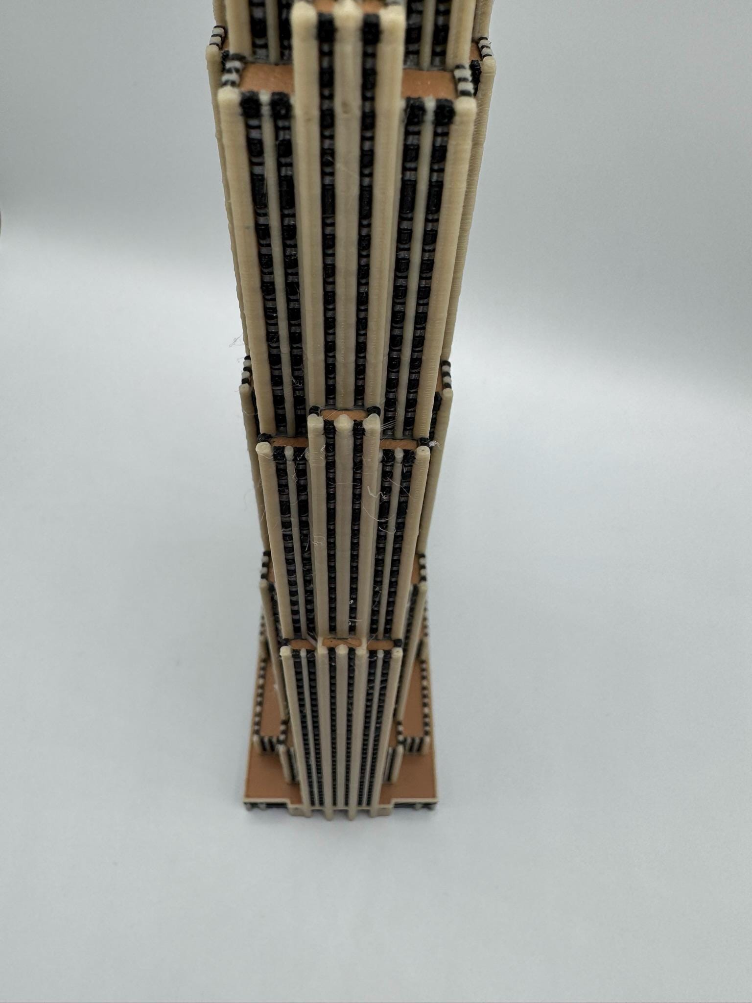 StarsoftheCity 30 Rockefeller Plaza Model 3D Printed Full Color