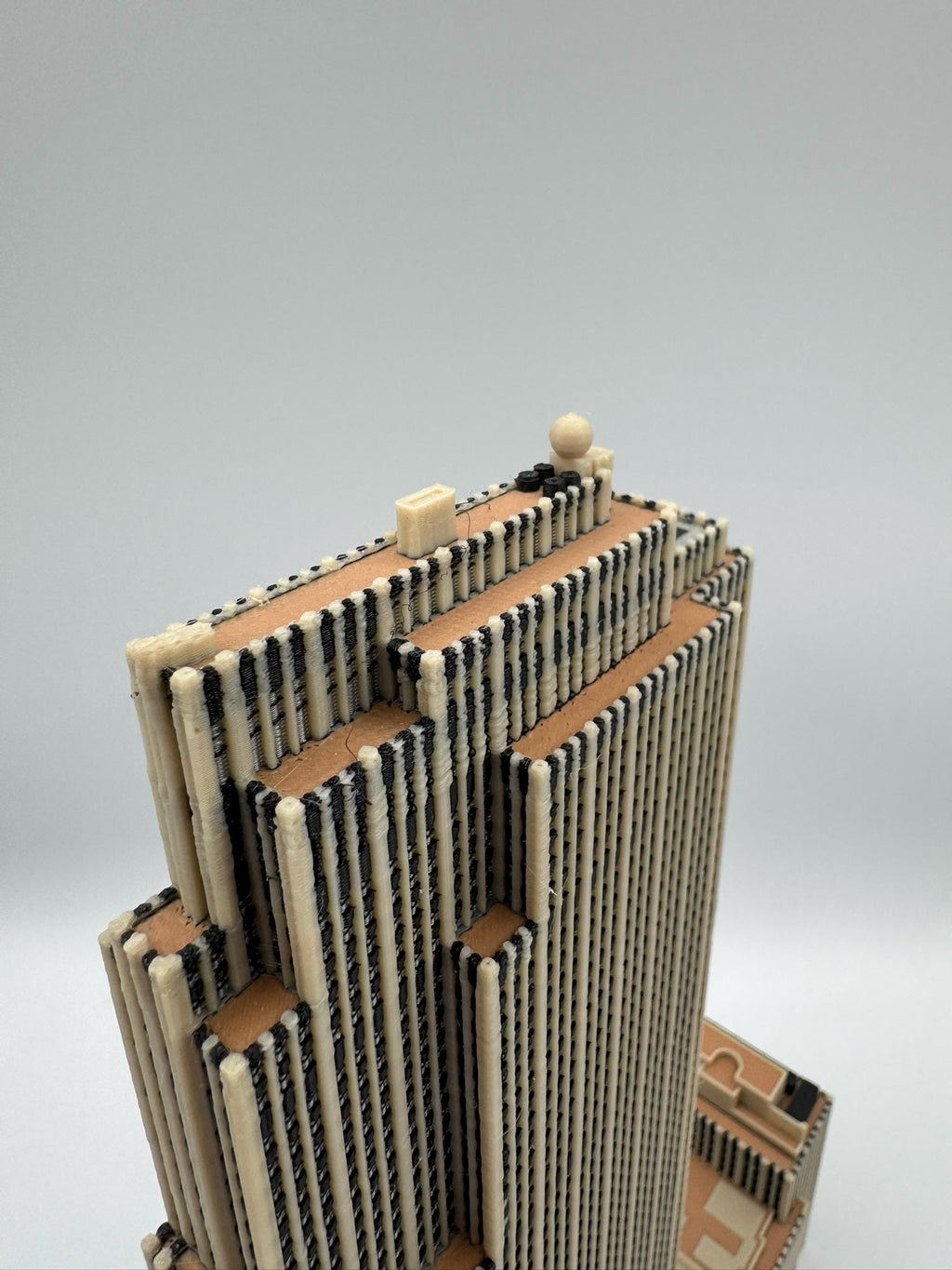 StarsoftheCity 30 Rockefeller Plaza Model 3D Printed Full Color