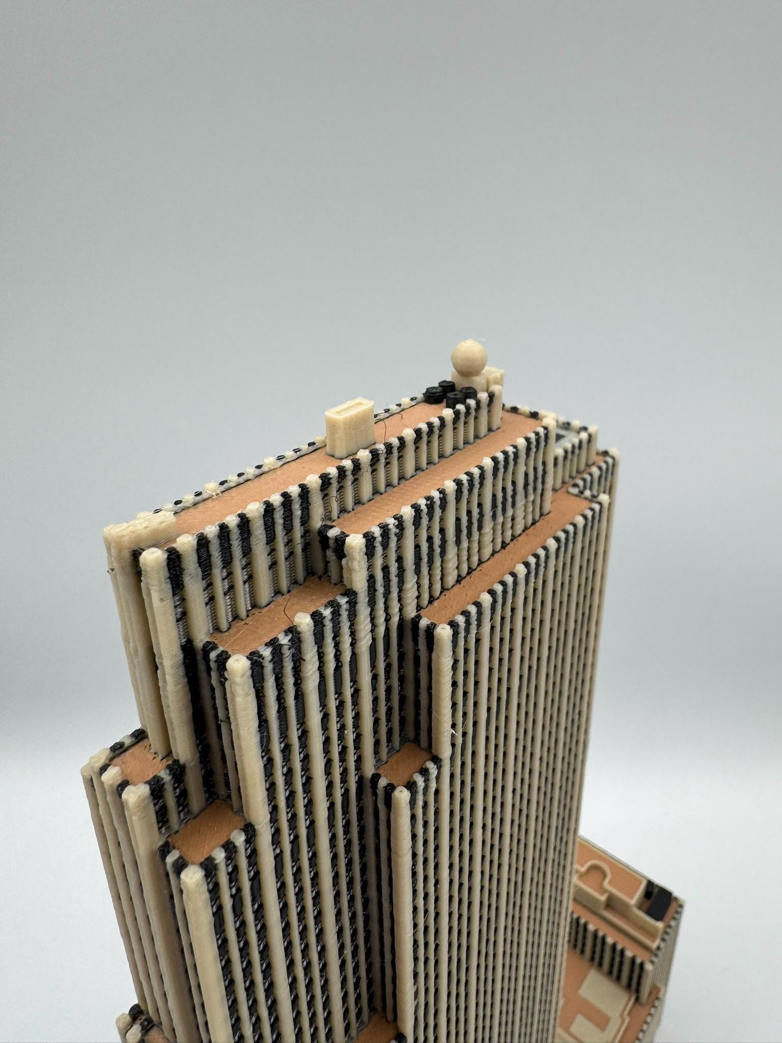 StarsoftheCity 30 Rockefeller Plaza Model 3D Printed Full Color