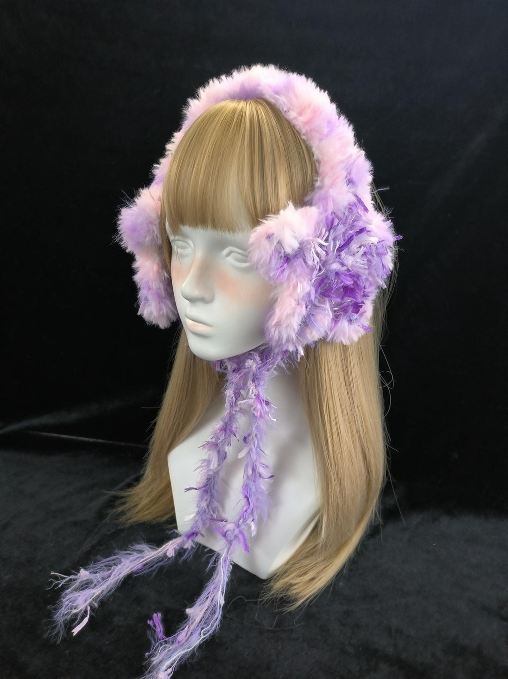 Lavender Dream Plush Ear Muffs Headband