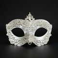 HappyJewelryWorld Silver Masquerade Mask